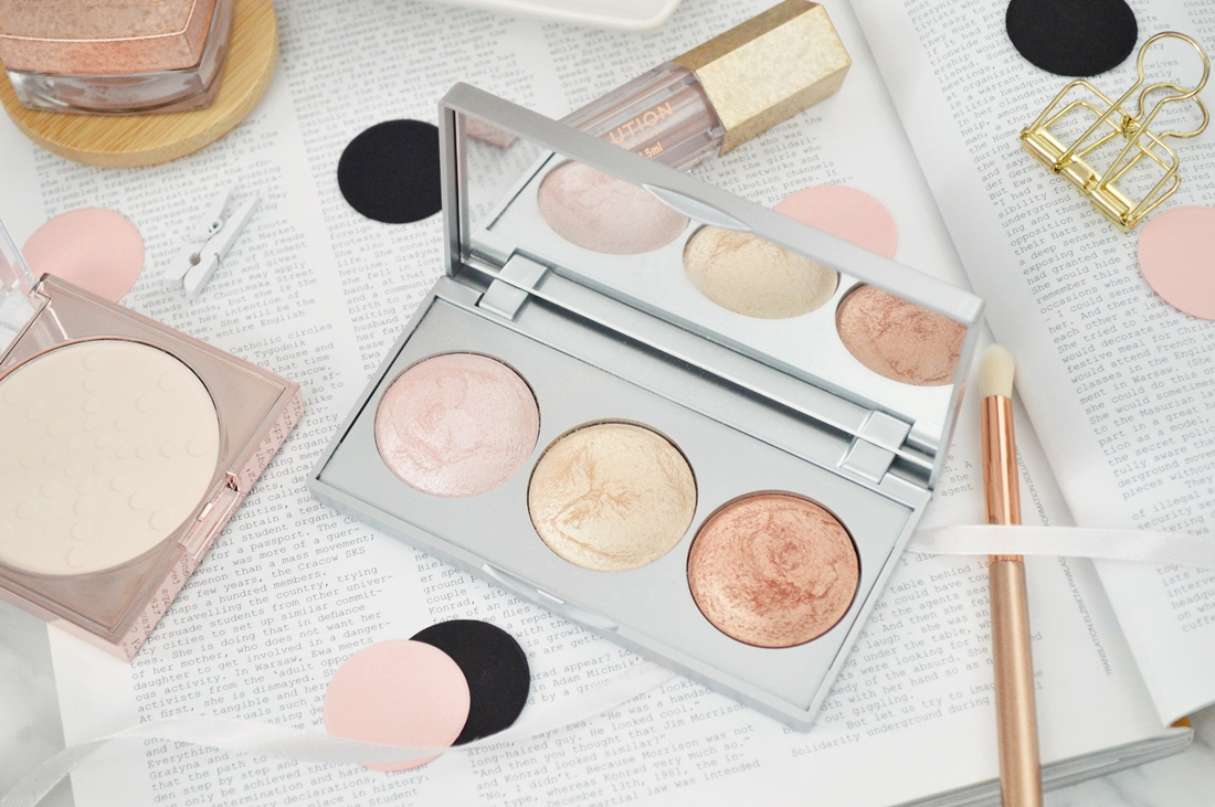 paleta rozświetlaczy golden rose drogeria internetowa puderek